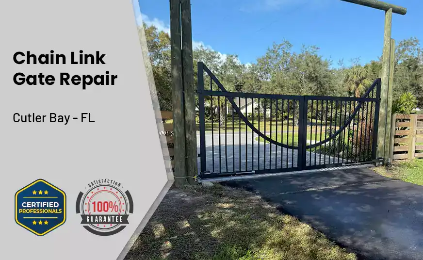 Chain Link Gate Repair Cutler Bay - FL 
