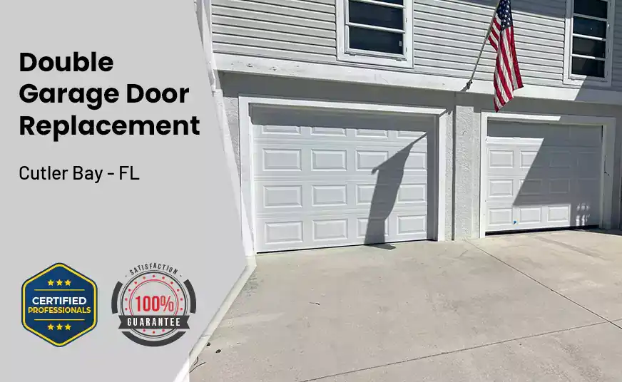 Double Garage Door Replacement Cutler Bay - FL 