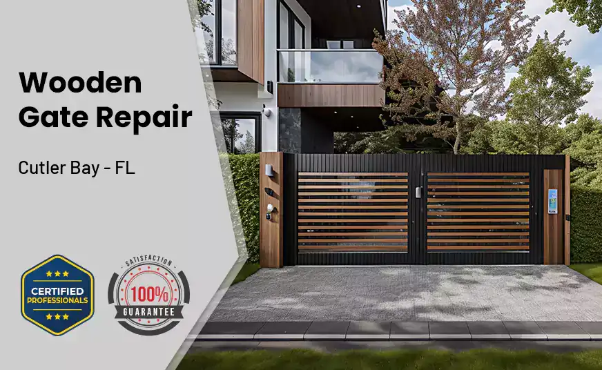 Wooden Gate Repair Cutler Bay - FL 